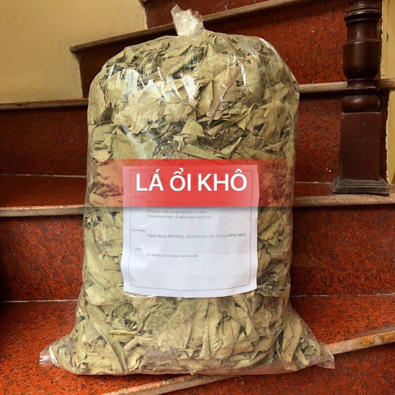 Nữa ký lá ổi đã phơi khô