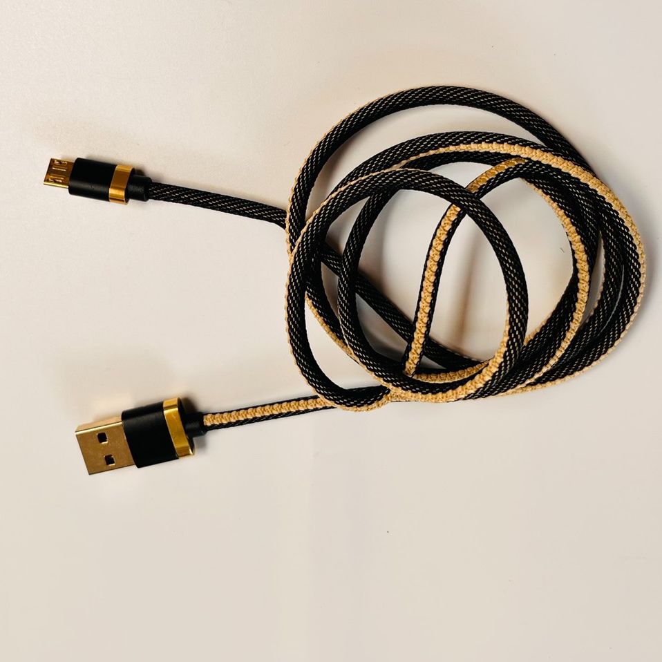 Dây sạc 1m Androi , oppo , xiaomi ..., Cáp sạc cổng Micro USB thiết kế dây bện dù cho điện thoại androi - Điện Máy Bình Dương ACB
