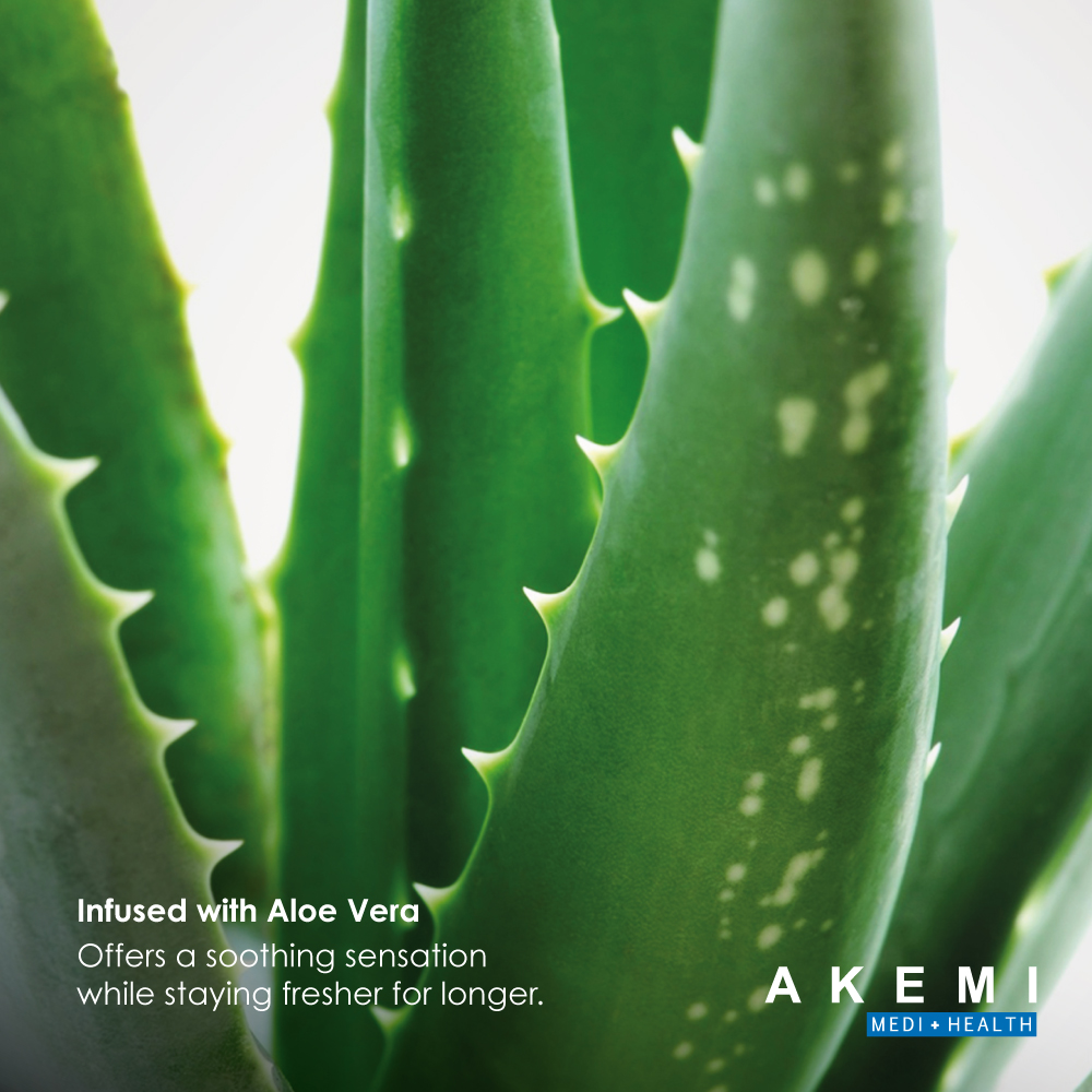 Gối Foam Akemi Aloe Vera Soft Touch 70x52cm