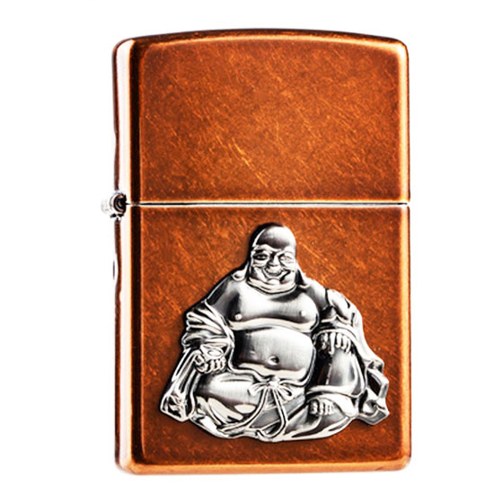 Bật lửa Zippo Mỹ hình Phật Di Lặc 21195