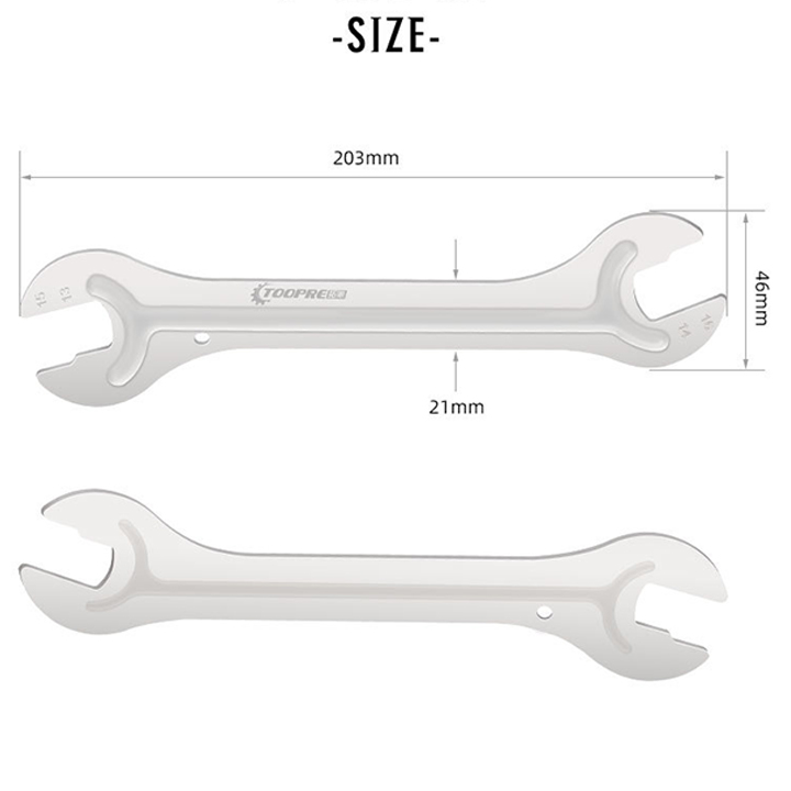 Cờ lê siết côn xe đạp TOOPRE 13,14,15,16, 17,18,19,20mm