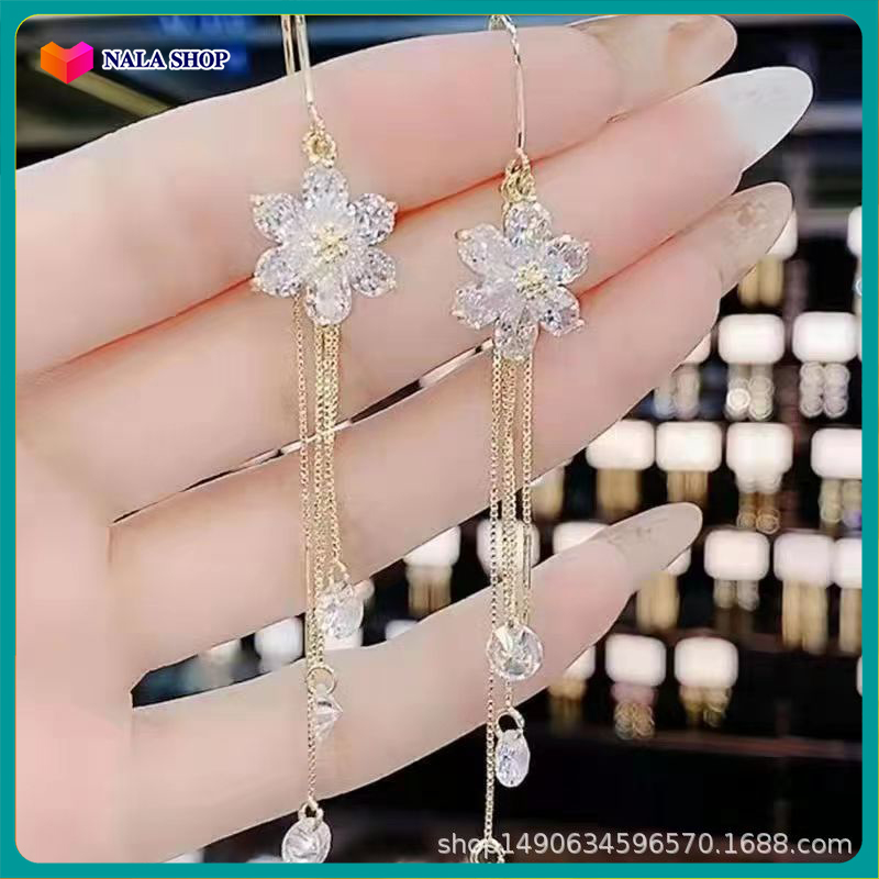 Bông tai kiểu OH139 xinh xắn kiểu dáng đính đá phong cách thanh lịch thích hợp đi dạo BSTKD -