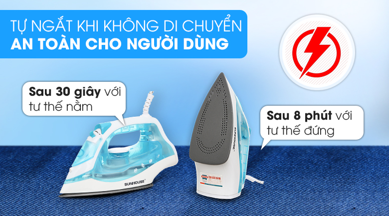 Bàn ủi hơi nước Sunhouse SHD2065