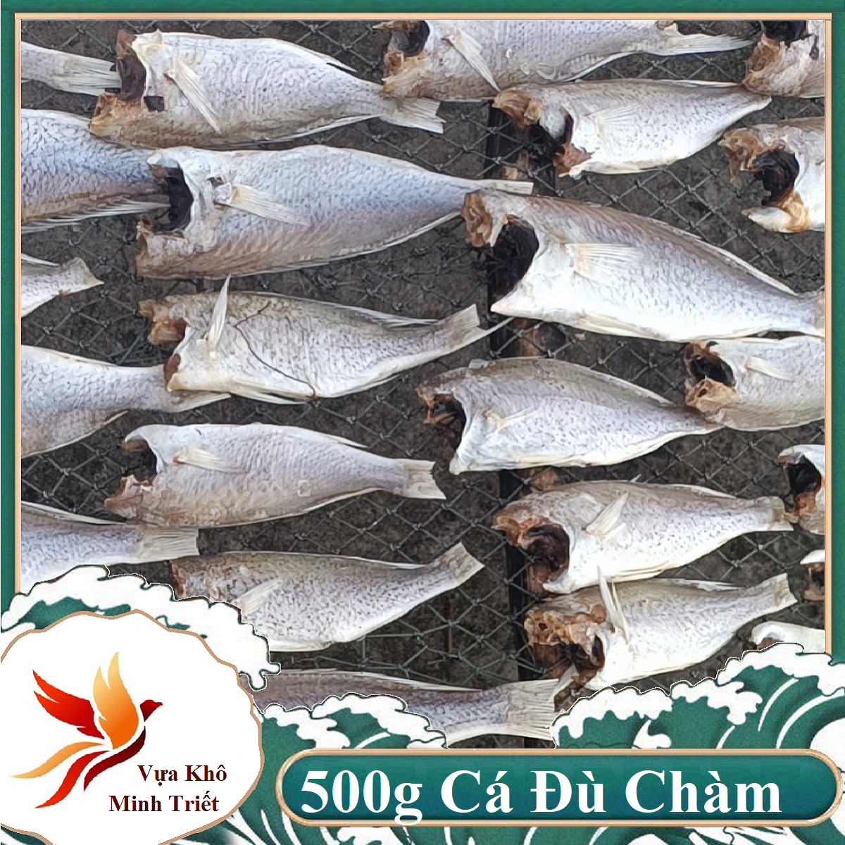 Khô cá lù đù chàm vị mặn vừa ăn ngon như khô cá đù cà mau- vựa khô minh triết