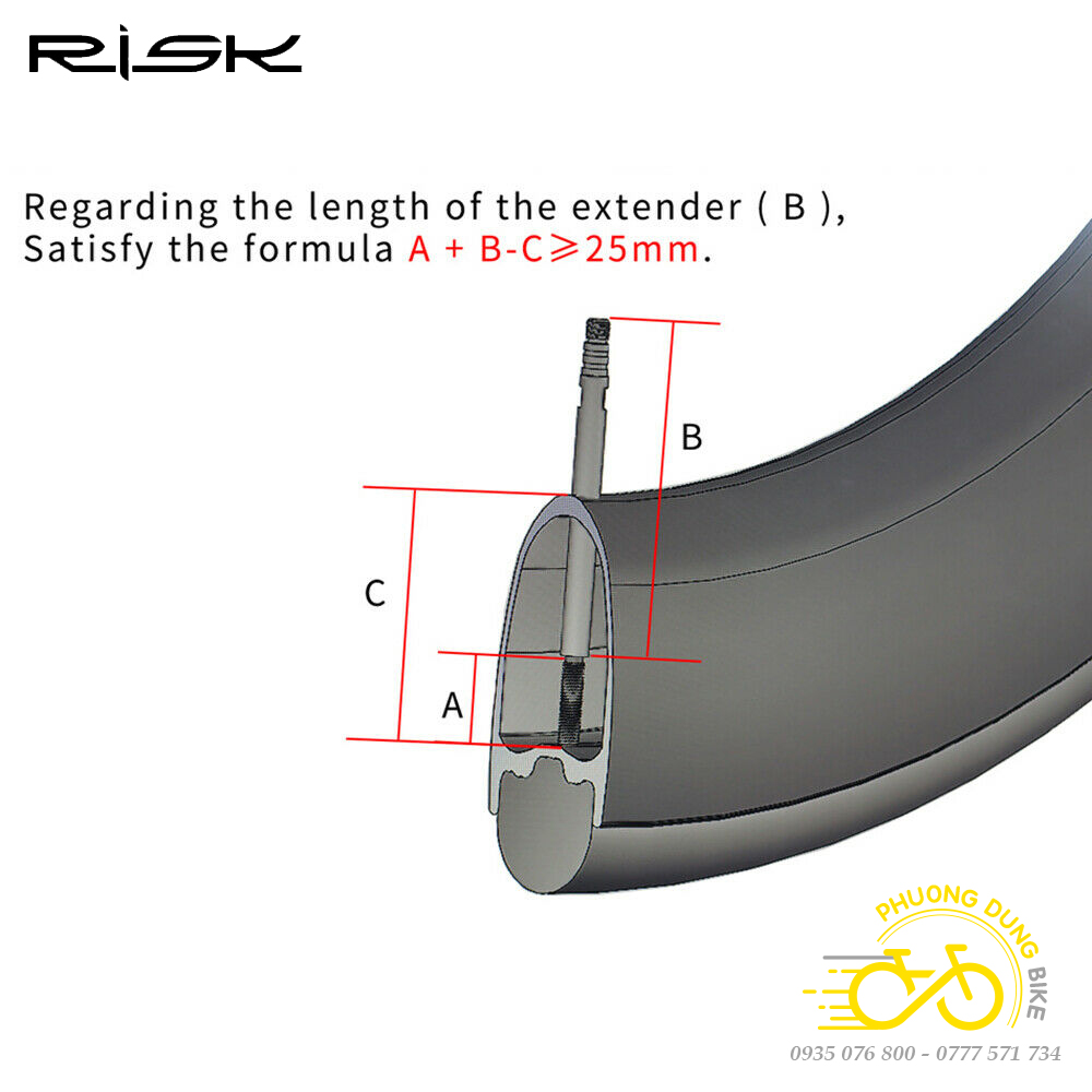 Bộ 2 đầu nối van ruồi Xe Đạp - van Pháp RISK