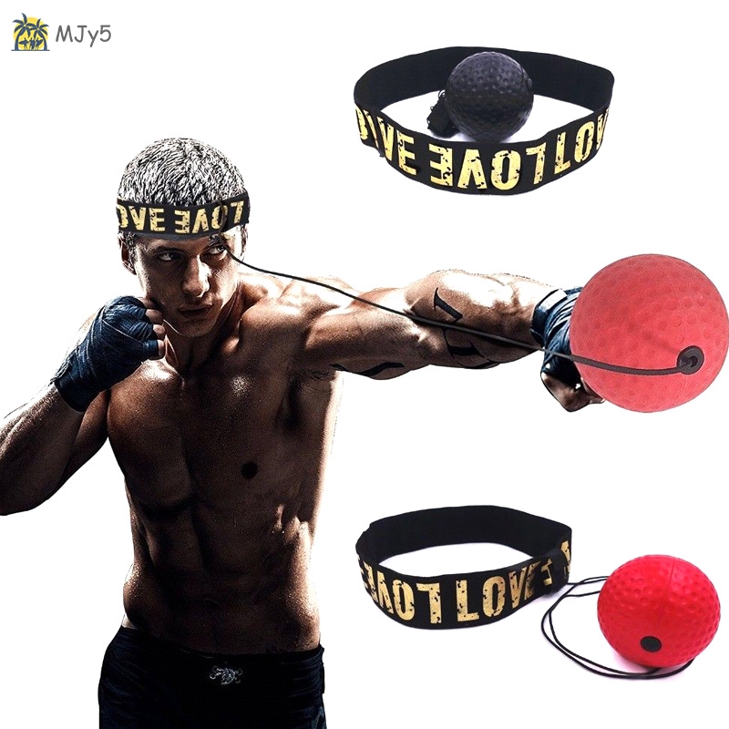 1 bộ bóng phản xạ đeo đầu tập luyện lực phản xạ mắt và tay trong môn boxing