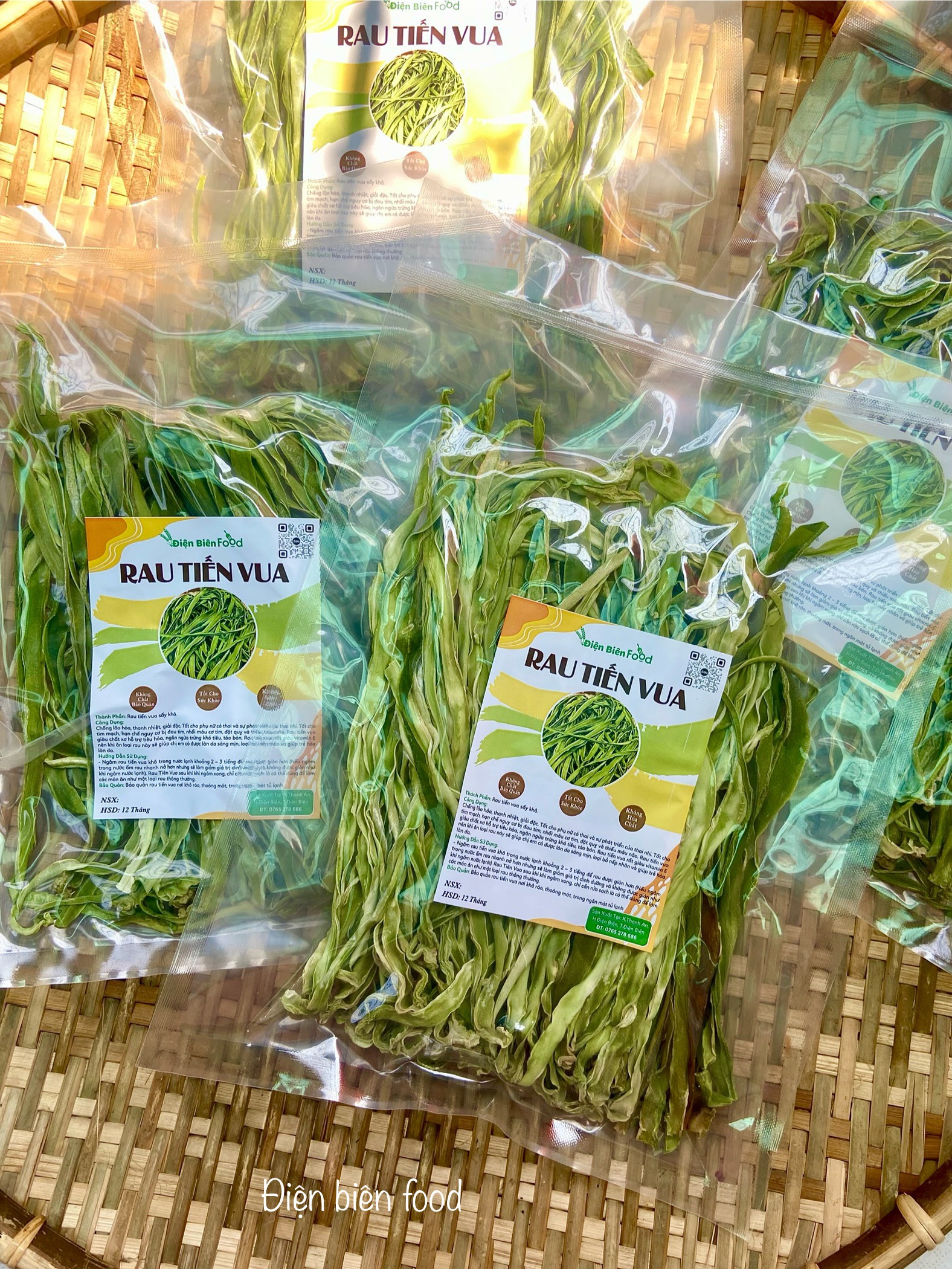rau tiến vua khô 500g