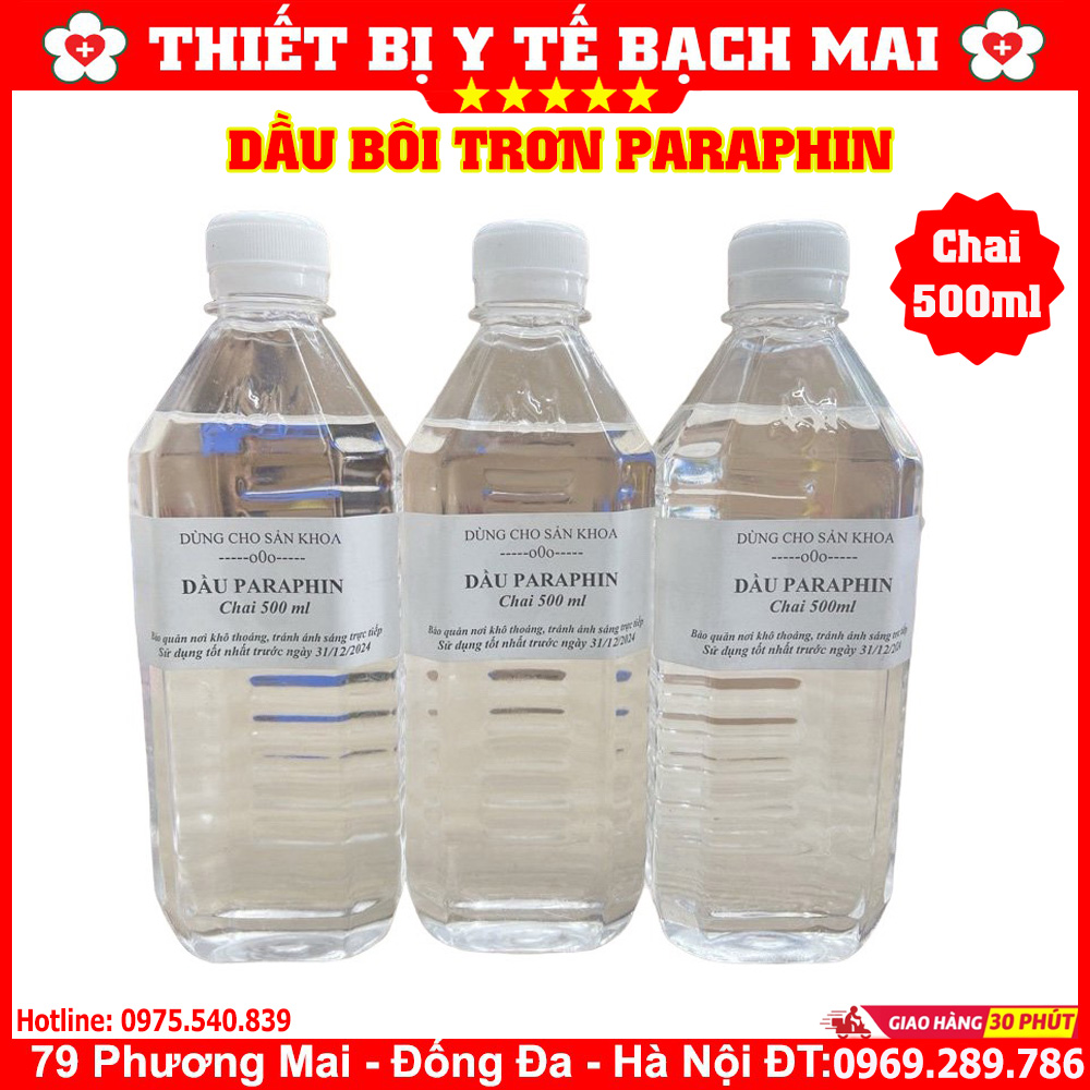 Dầu bôi trơn paraphin 500ml