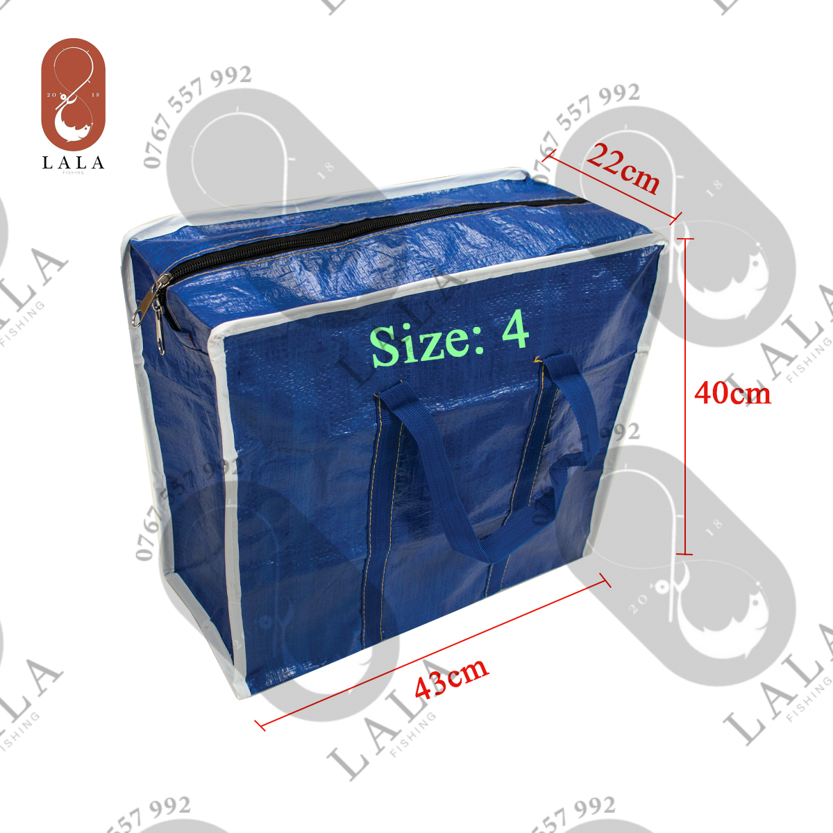 [Ảnh thật] Túi bạt đựng cá và các vật dụng câu (giỏ xanh)