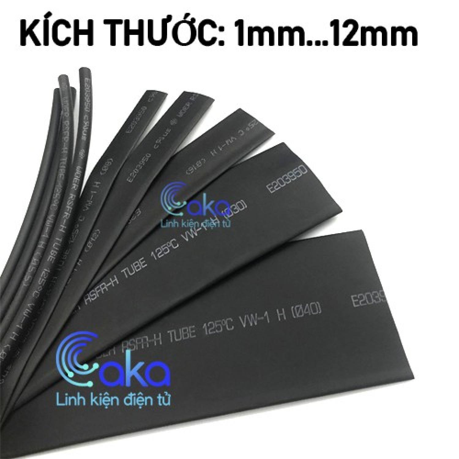 Gen co nhiệt 1m nhiều kích thước