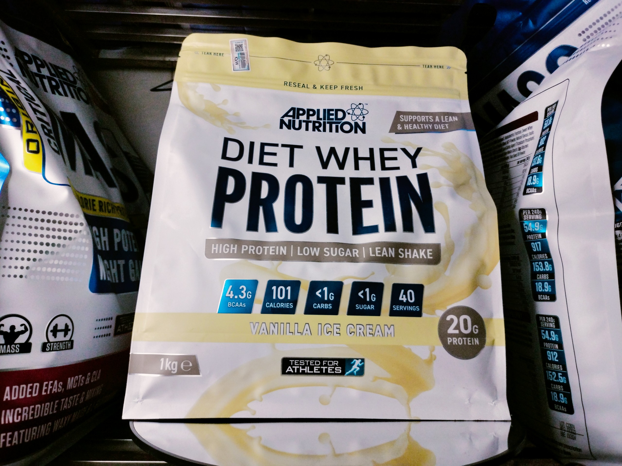 TÚI Diet Whey 1kg Vị Vani Applied Nutrition - Whey tăng cơ