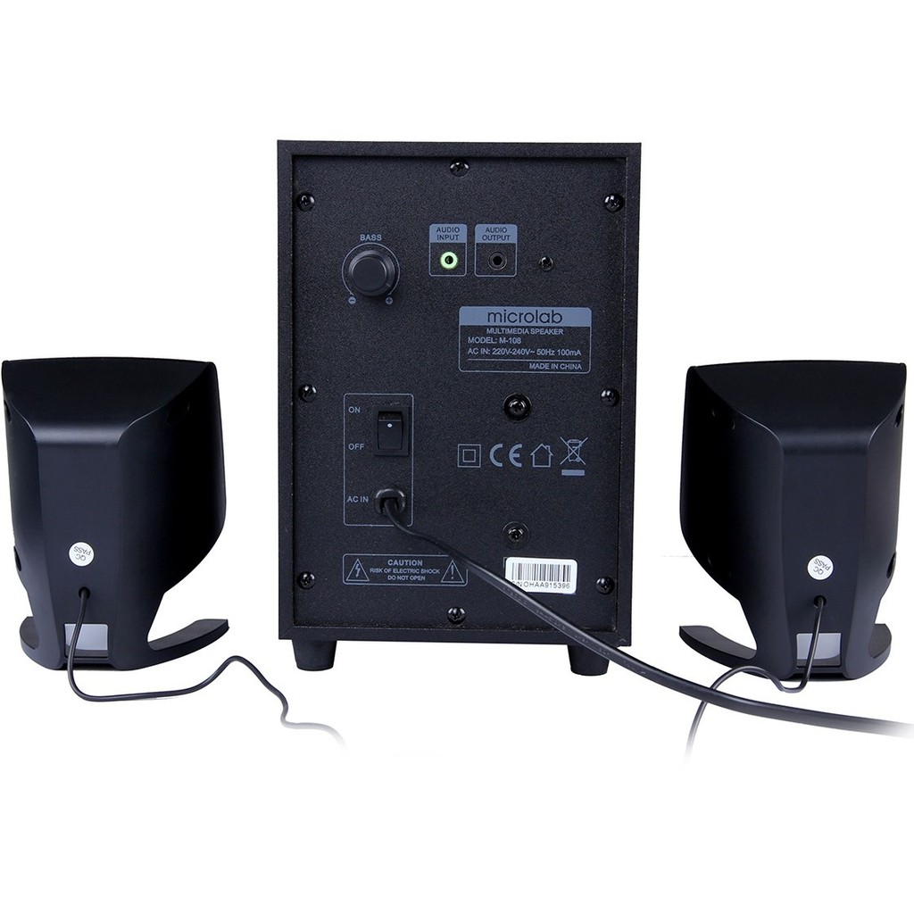 Loa Máy Tính Microlab M108 2.1 - Hàng  Bảo Hành 1 Năm.