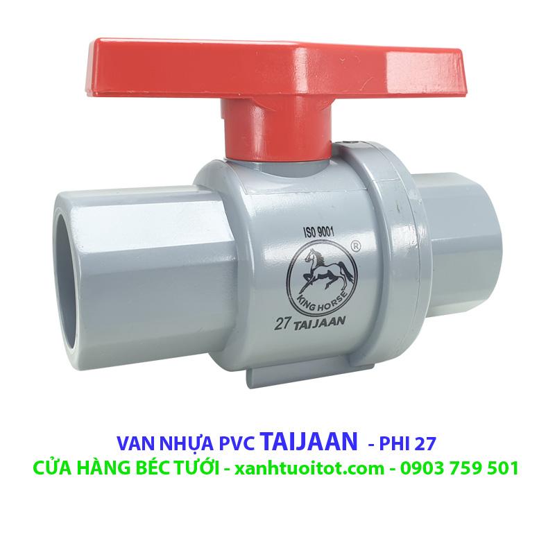 [HCM]Bộ 5 VAN NƯỚC PVC PHI 27 - TAIJAAN