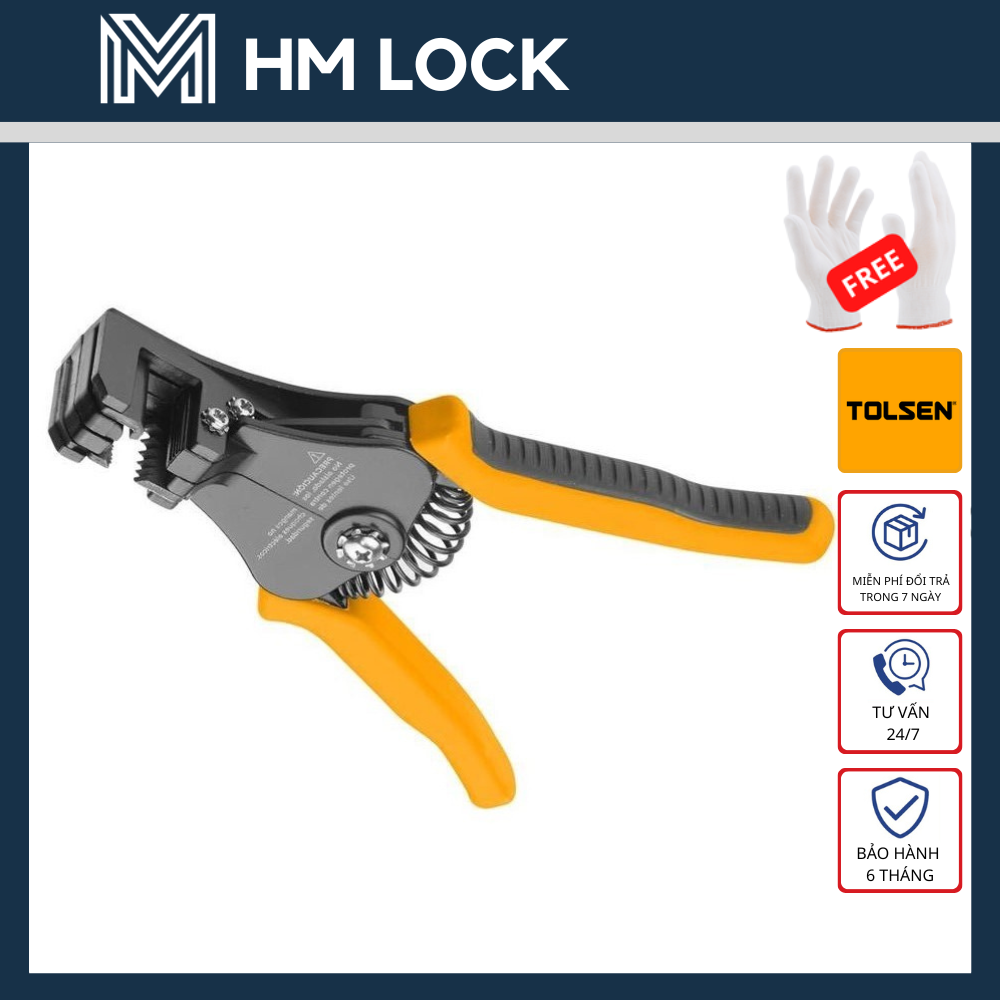 Kềm tuốt dây tự động tolsen 38049 - hàng chính hãng - hm lock