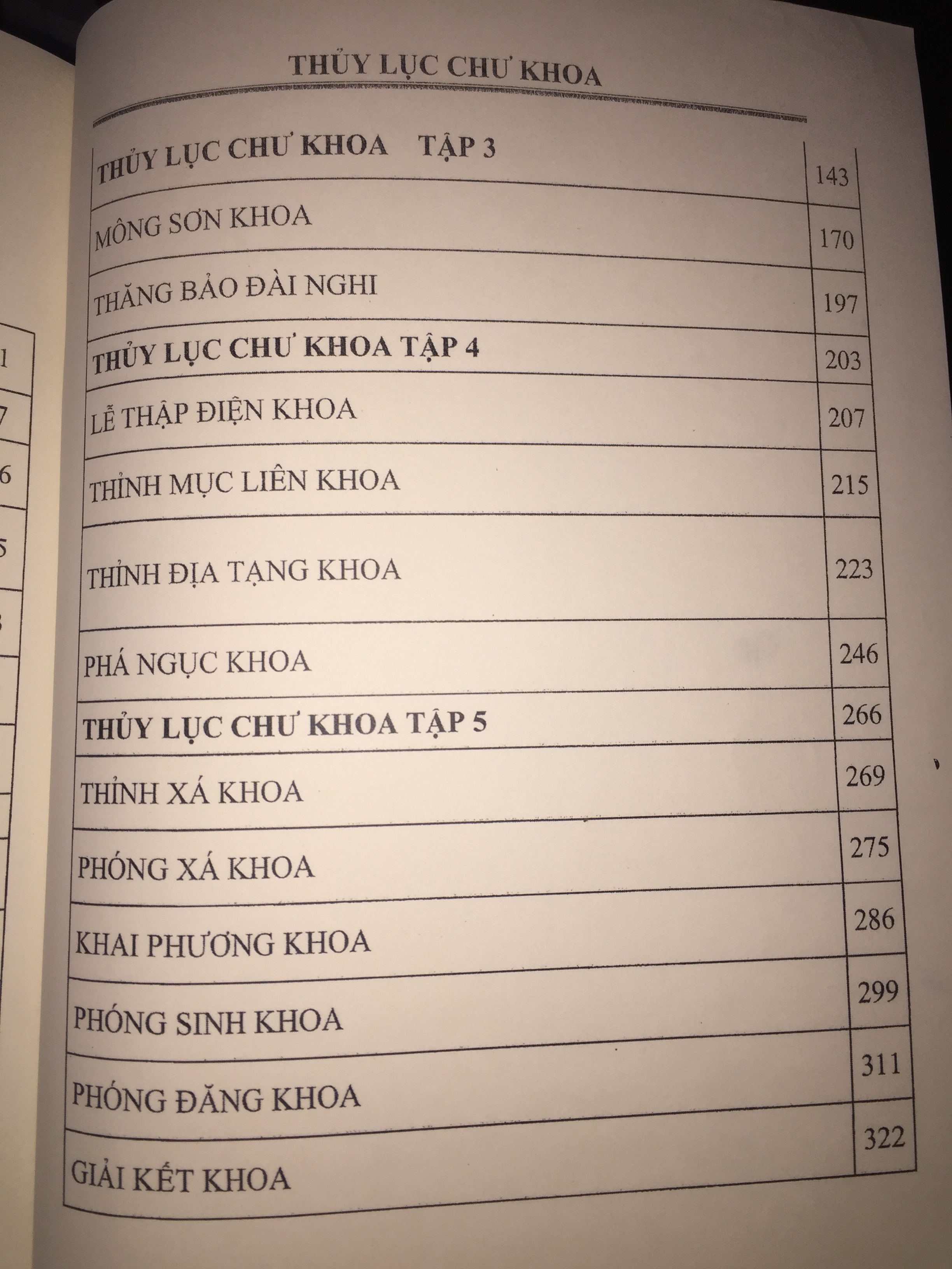 Sách đạo giáo: thủy lục chư khoa