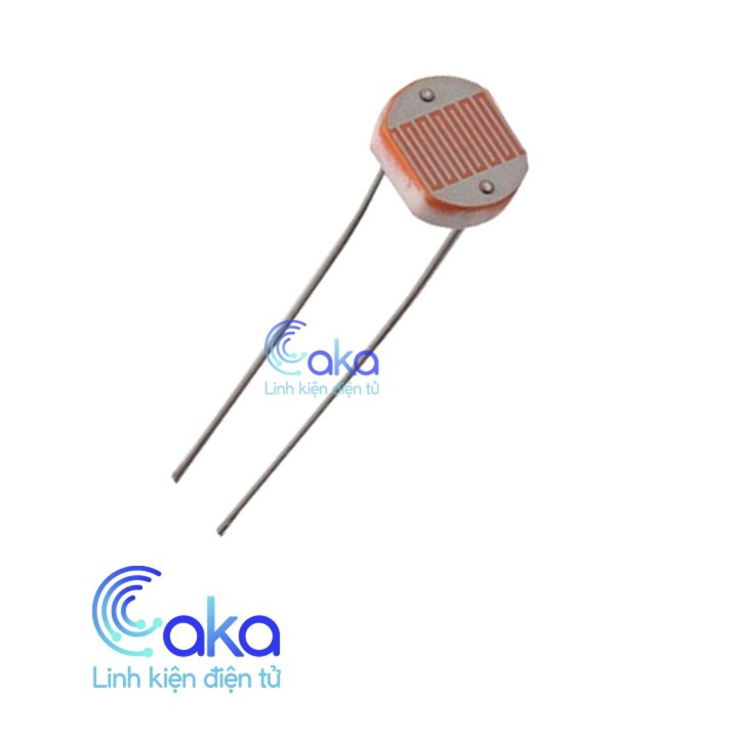 Cảm biến quang trở cds 5mm, cảm biến ánh sáng ldr