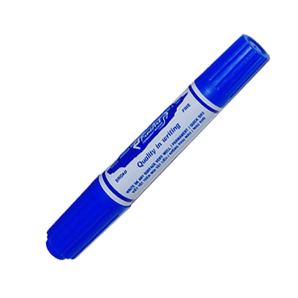 Bút lông dầu queen pm-01 - mẫu 1 - mực xanh