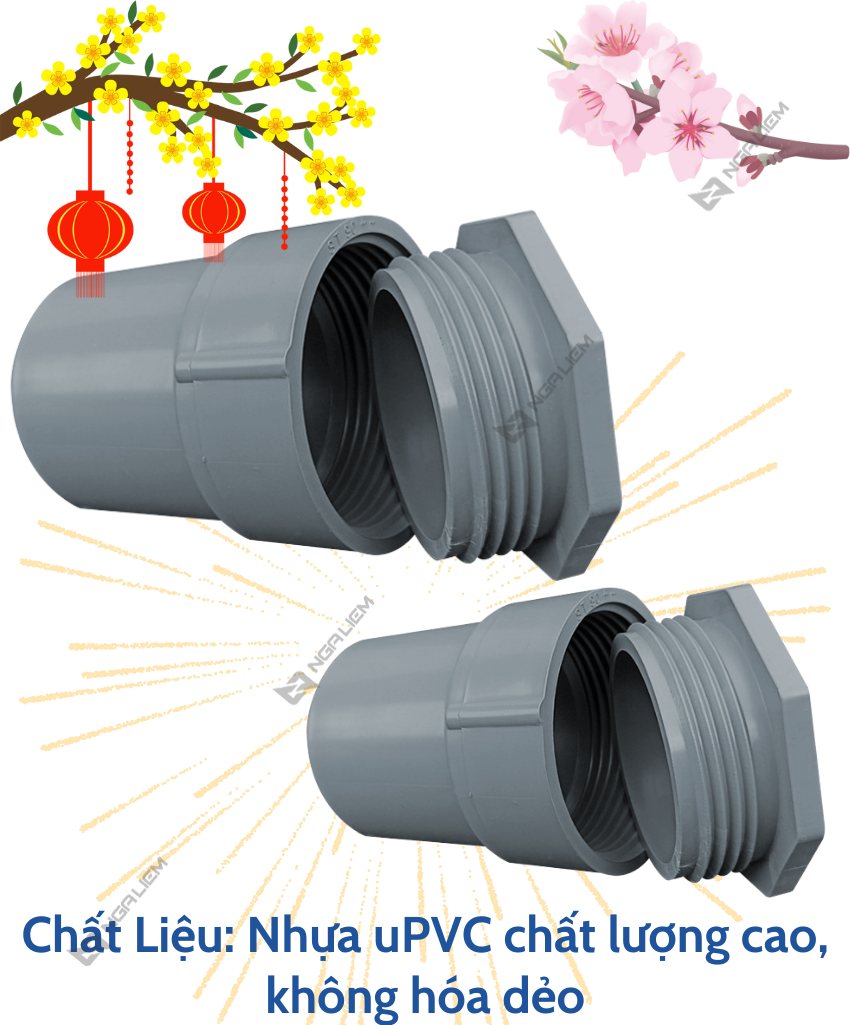 Nối Thông Tắc Siêu Thành (60, 90, 114, 140, 168mm)