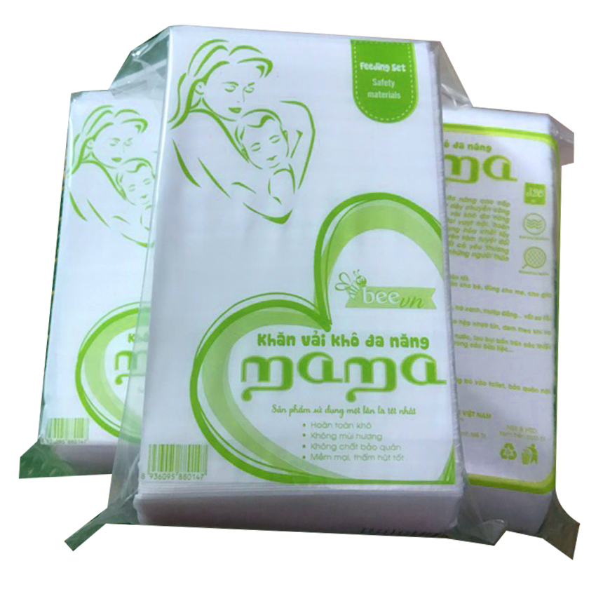 Combo 5 khăn giấy khô đa năng cao cấp Mama 600g ( 600 tờ)