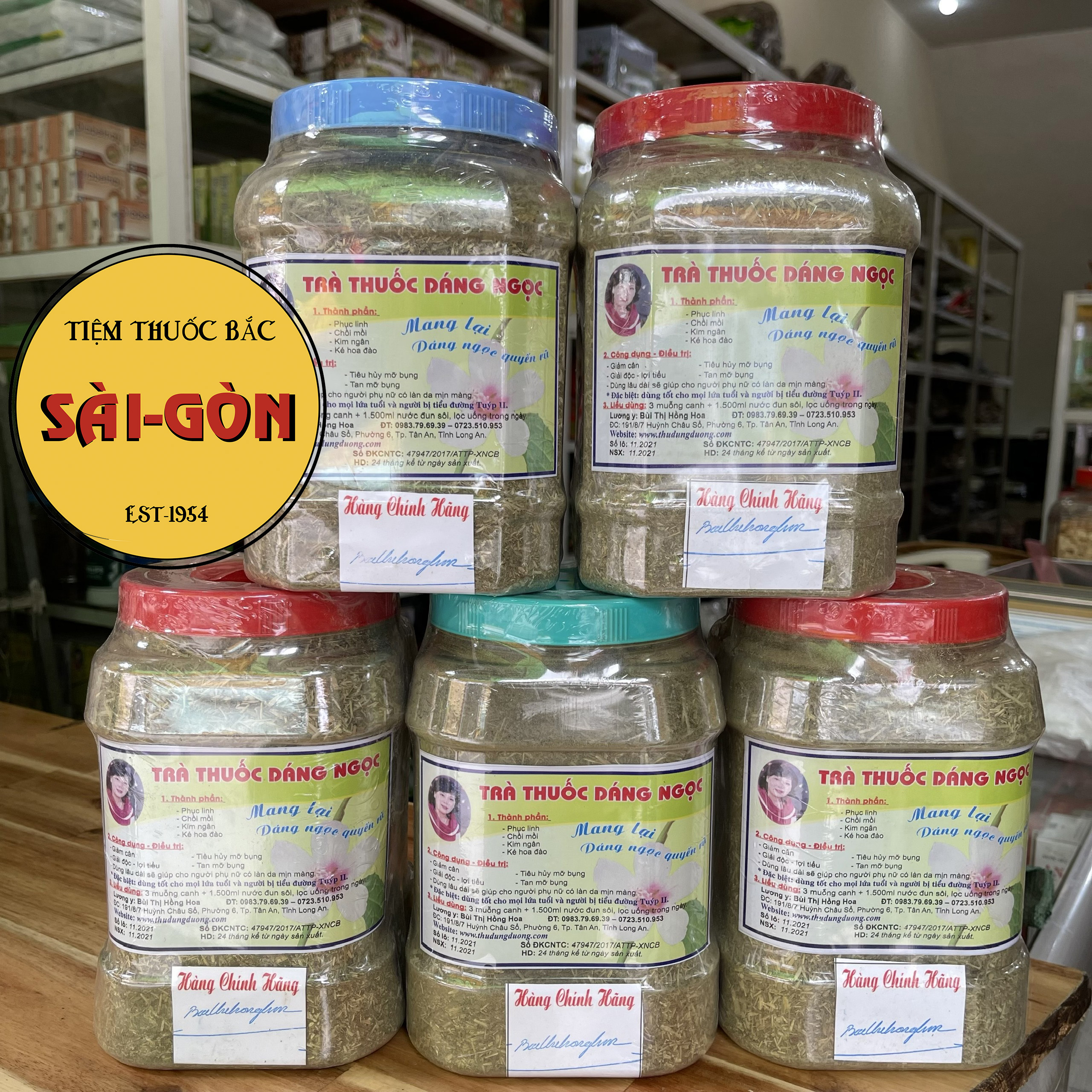 Trà dáng ngọc hộp 850g