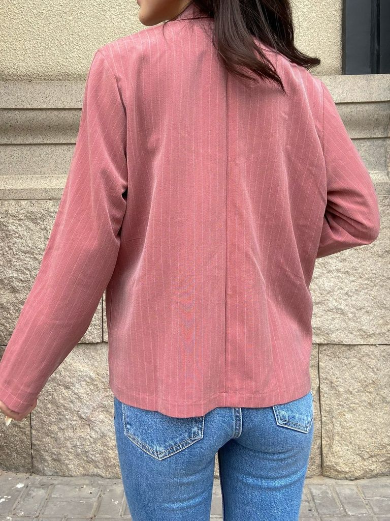 Áo Vest sọc hồng - Lovadova 22O08C001