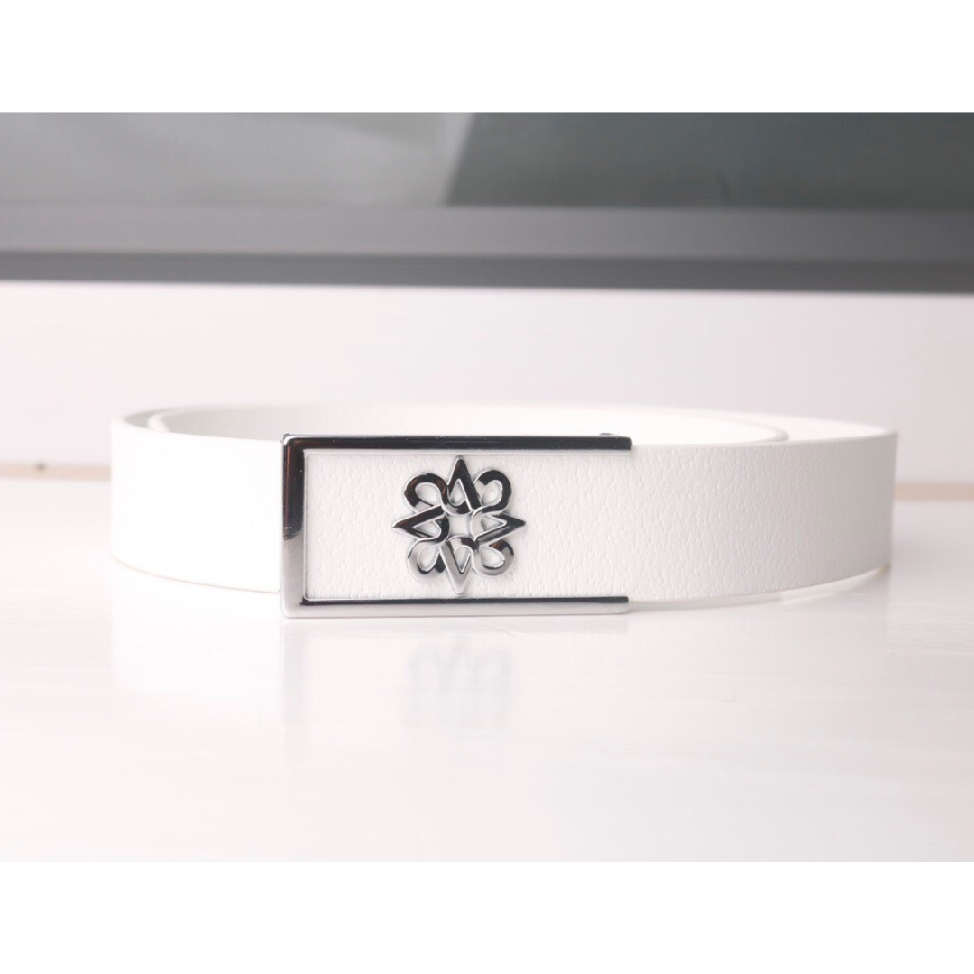 Thắt Lưng Golf Da Pu Nữ Viền Kim Loại - Belt