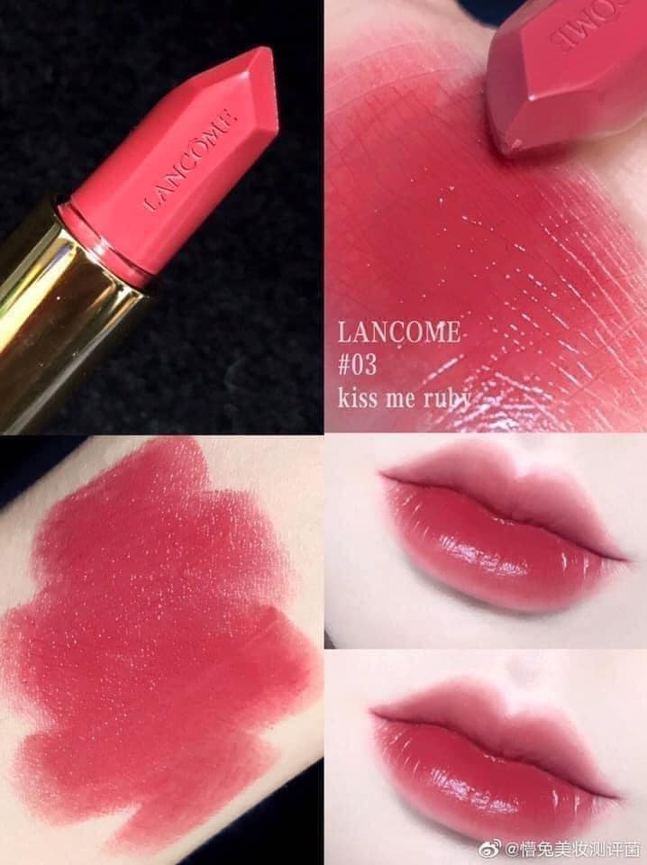 [HCM]Son Lancome L’absolu Rouge Ruby Cream - 03 Kiss Me Ruby Limted Edition