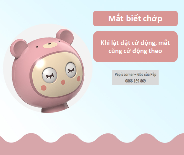 Lật đật biết trượt biết chớp mắt siêu xinh