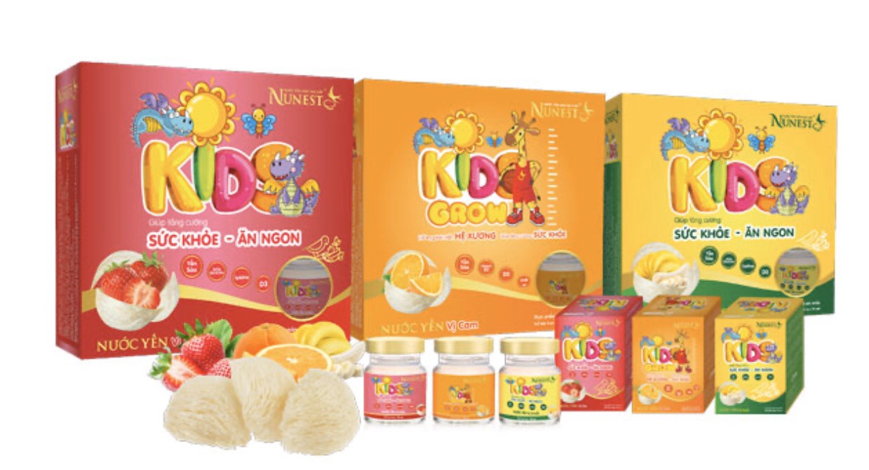 Lốc nước yến cho bé Nunest Kid (6 lọ x 70ml)