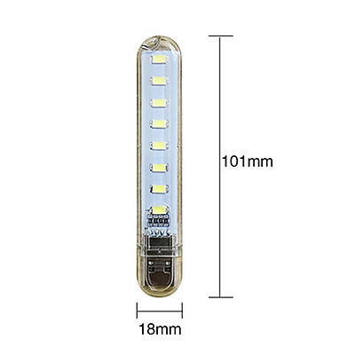 ĐÈN USB 8 LED SIÊU SÁNG TIỆN LỢI-AT
