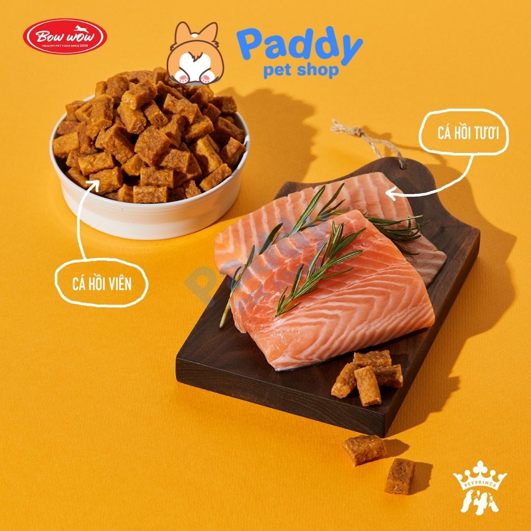 Bánh Thưởng Cho Chó Viên Thịt Bowwow Cube Jerky