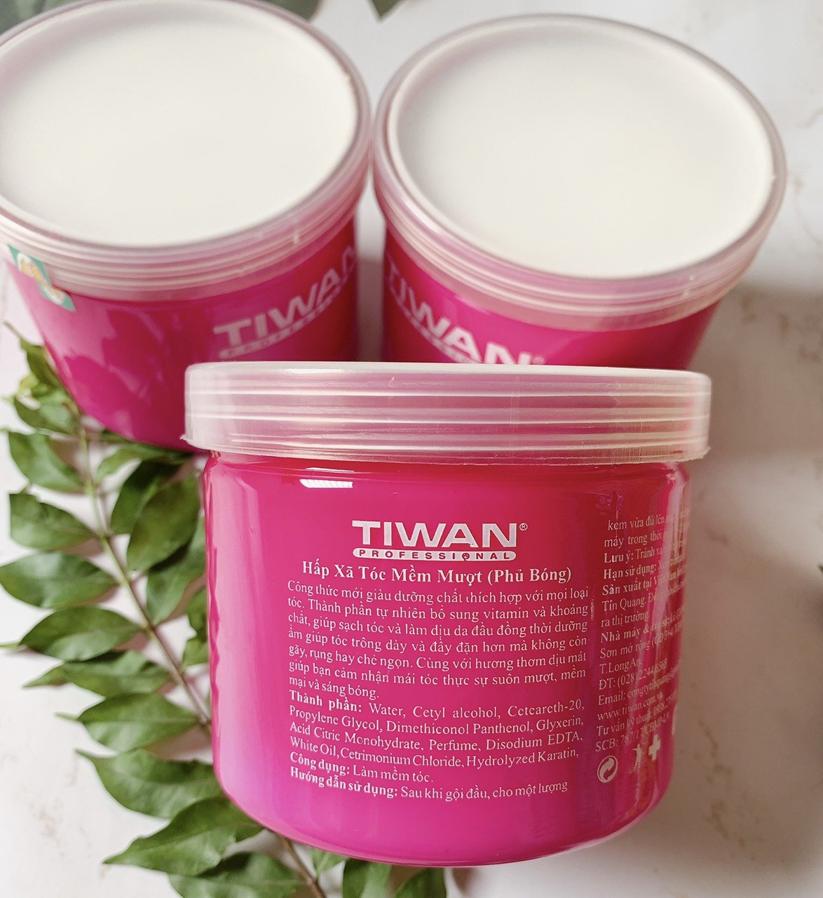 HẤP DẦU PHỦ BÓNG TIWAN - HẤP DẦU PHỦ BÓNG CHĂM SÓC TÓC SIÊU MỀM MƯỢT