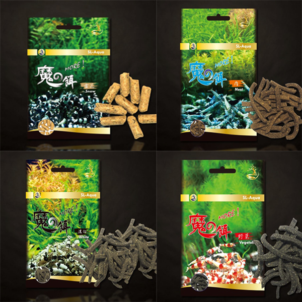 MORE Snowflake, Meat, Vegetable, White Feed Thức ăn tép SL-Aqua