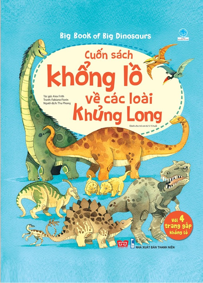 Fahasa - big book - cuốn sách khổng lồ về các loại khủng long