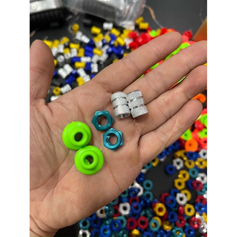 [HCM]bộ van vòi gắn mọi dòng xe nhôm cnc