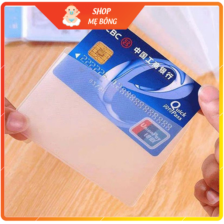 Vỏ bọc thẻ căn cước, bằng lái xe, thẻ ngân hàng, thẻ sinh viên trong suốt