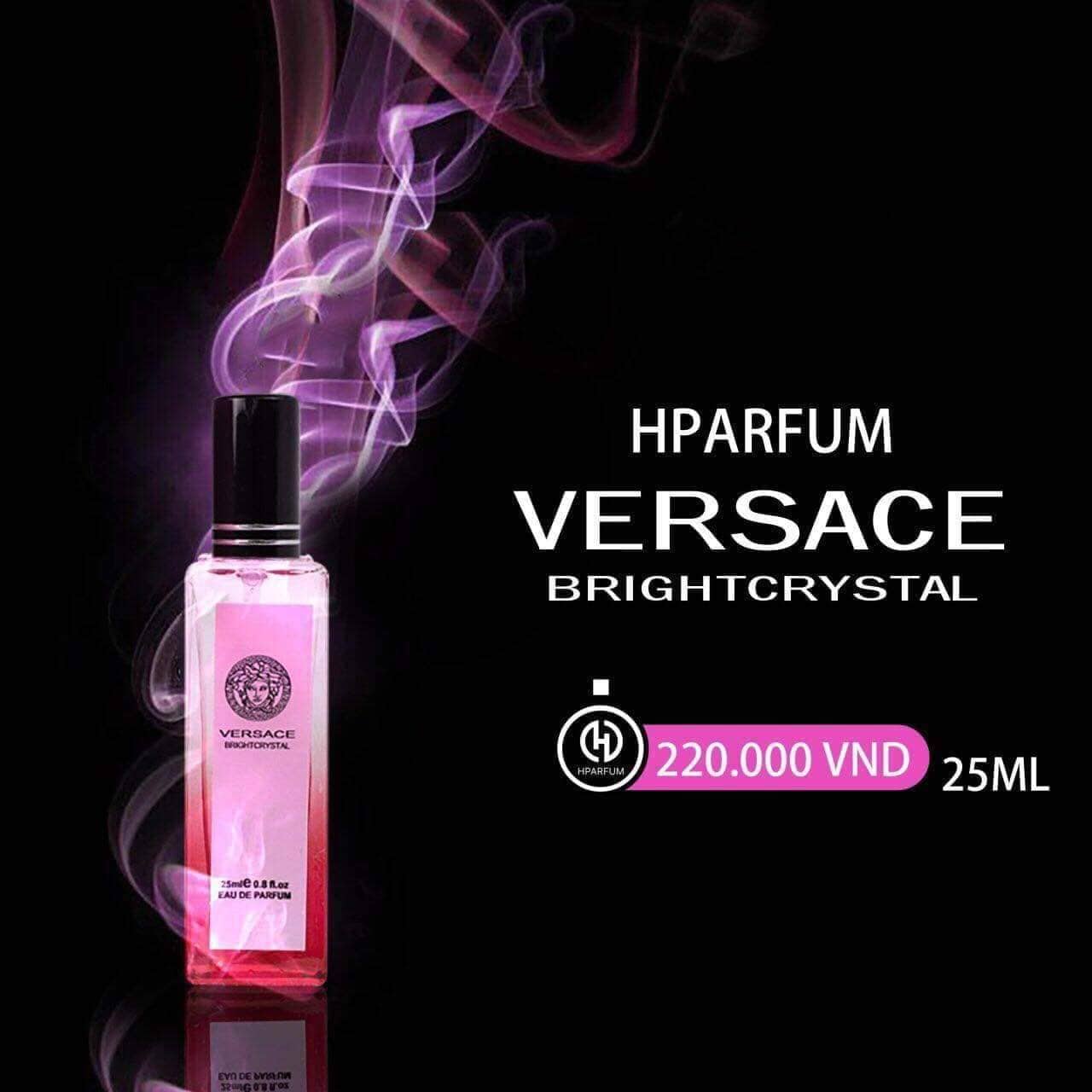 [HCM]VERSACE BRIGHTCRYSTAL Tinh Dầu Thơm Hparfum  - Dạng Xịt 25ml [Mùi Nữ ]
