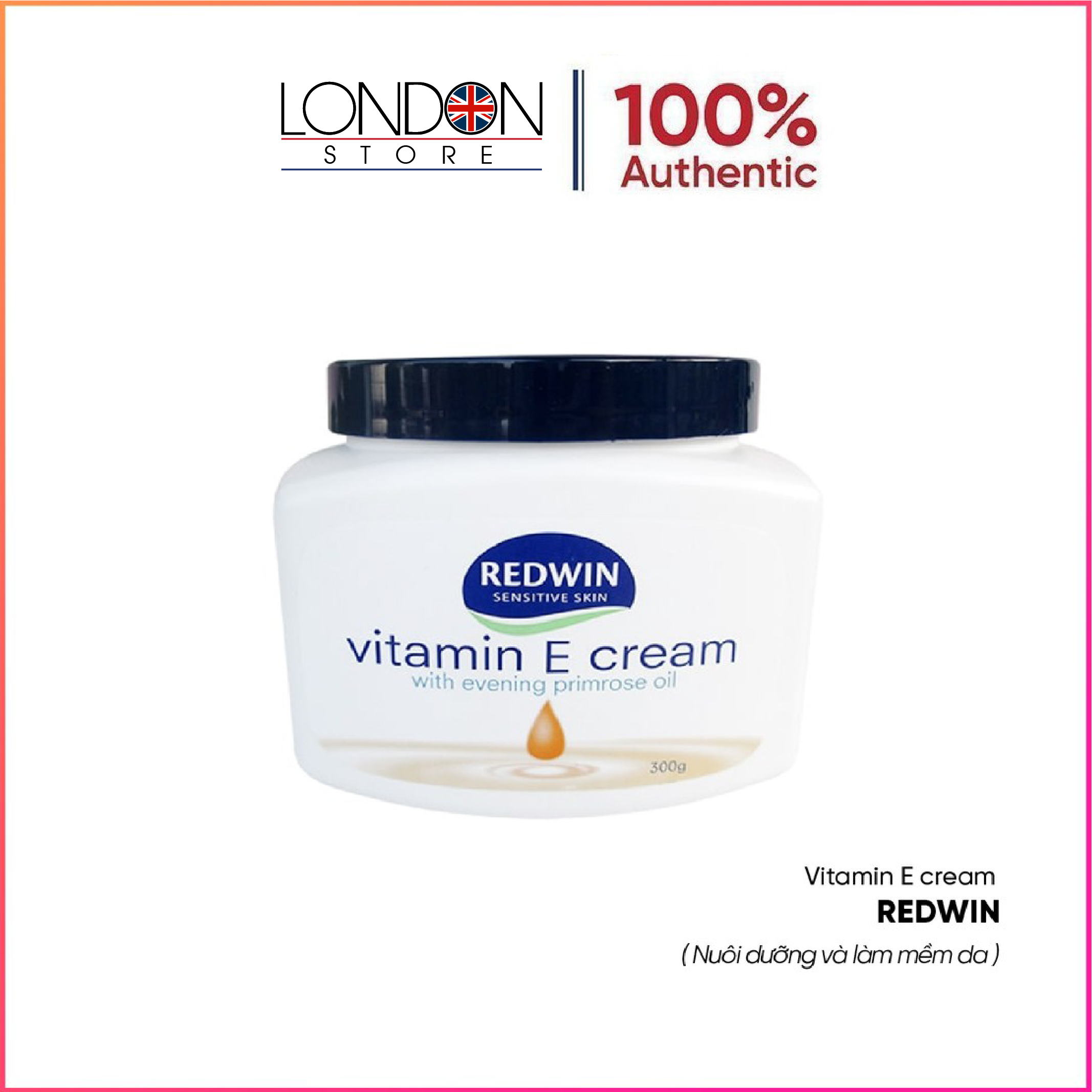 Kem Dưỡng Ẩm, Làm Mềm Mịn Da Redwin Vitamin E Cream