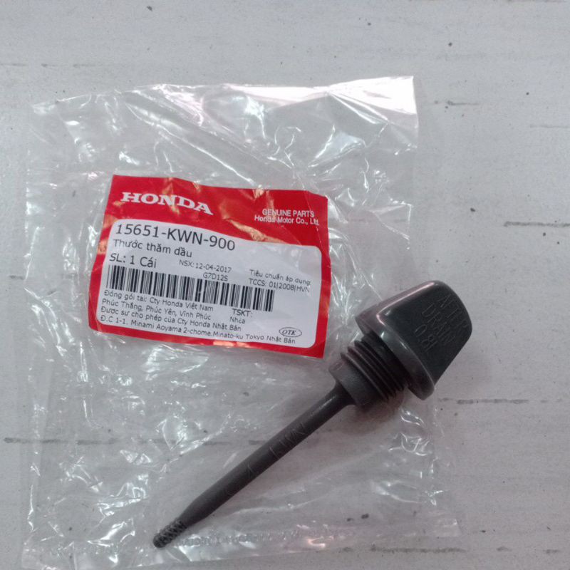 A Ty thước thăm dầu nhớt Honda PCX chinh hãng