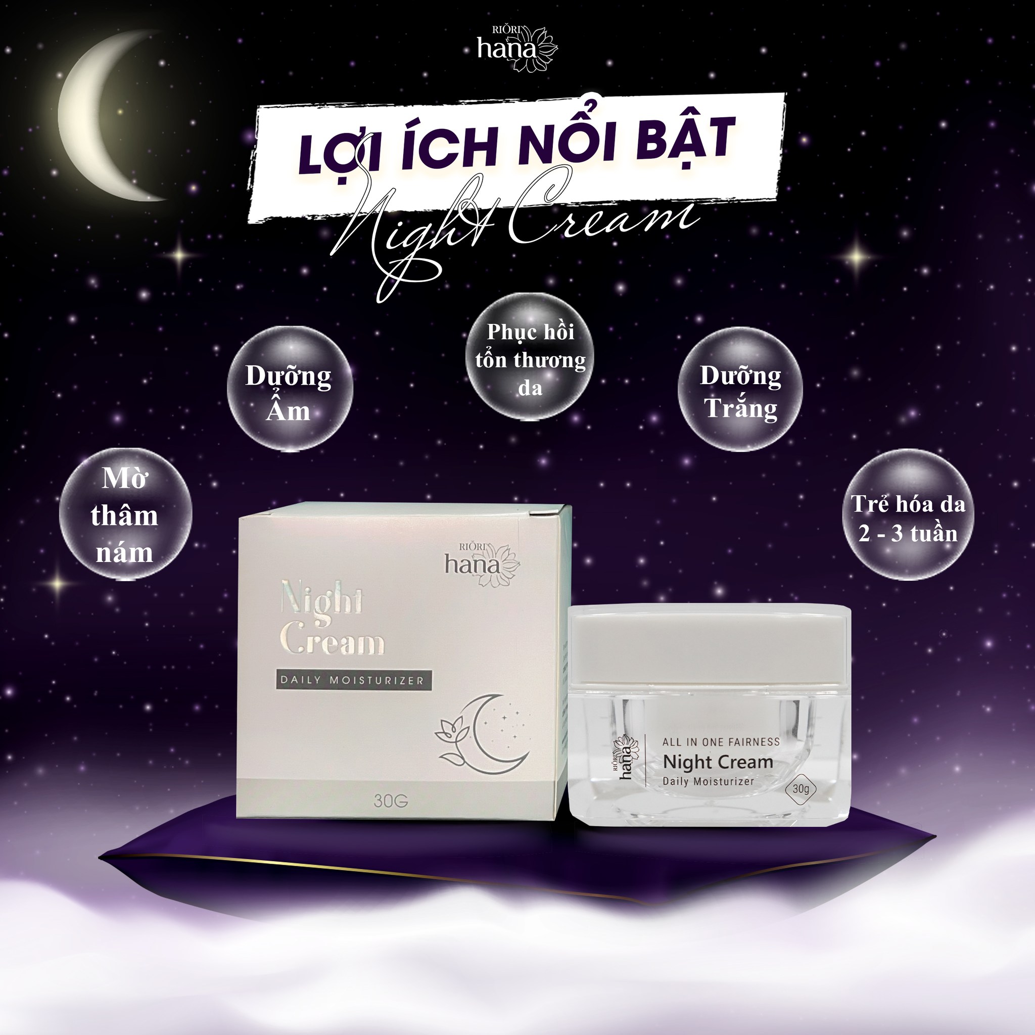 KEM DƯỠNG DA BAN ĐÊM NIGHT CREAM 30g