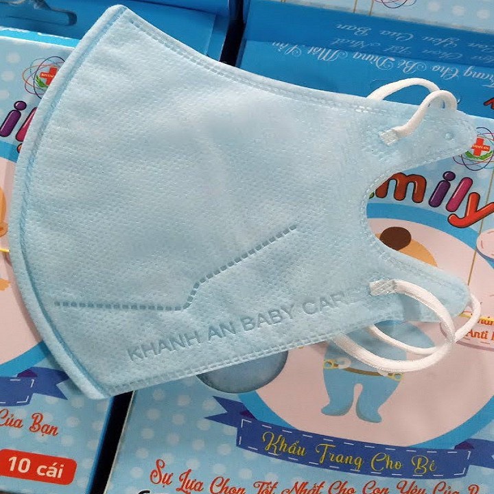 [HCM]Khẩu trang trẻ em 4 lớp Khánh An