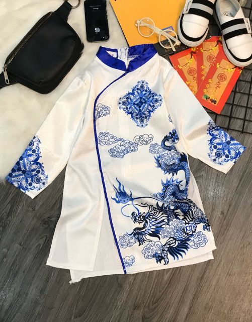 Thuong Hai Brocade Boys' Ao Dai