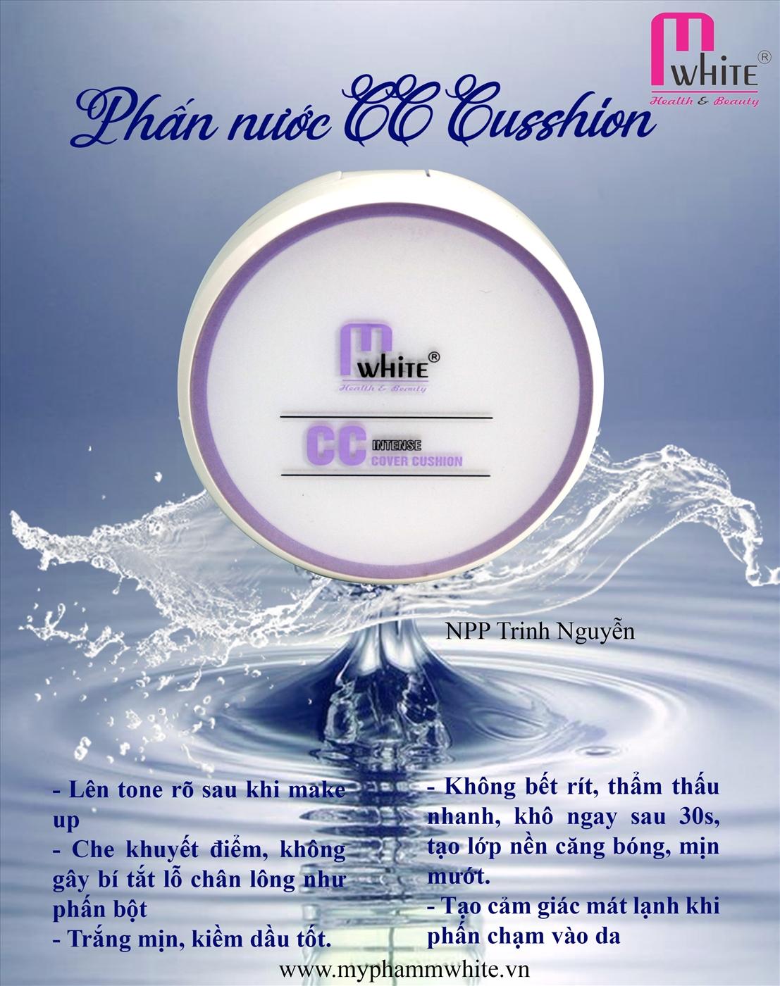 [HCM]Phấn nước CC Cushion Cream Mwhite
