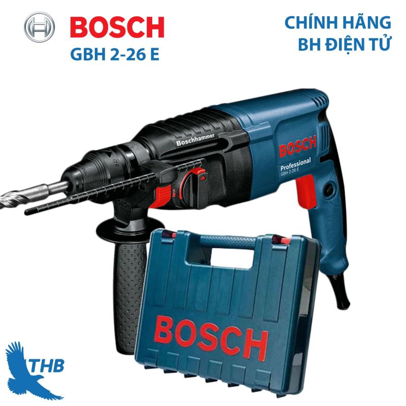 Máy khoan búa Máy khoan bê tông Bosch GBH 2-26 E công suất 800W mũi khoan búa 26mm bảo hành 12 tháng Dòng máy Heavy Duty