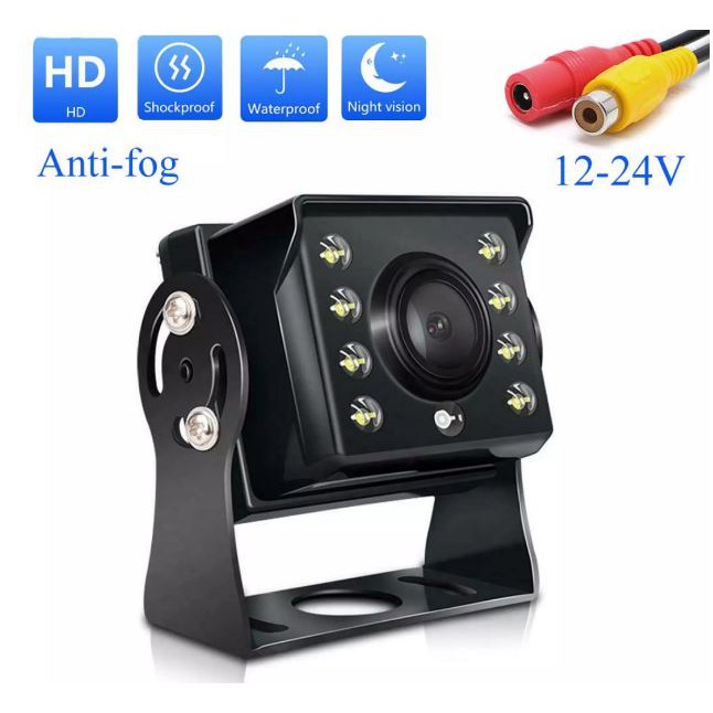 Camera lùi xe tải 8 đèn Led hỗ trợ quay đêm
