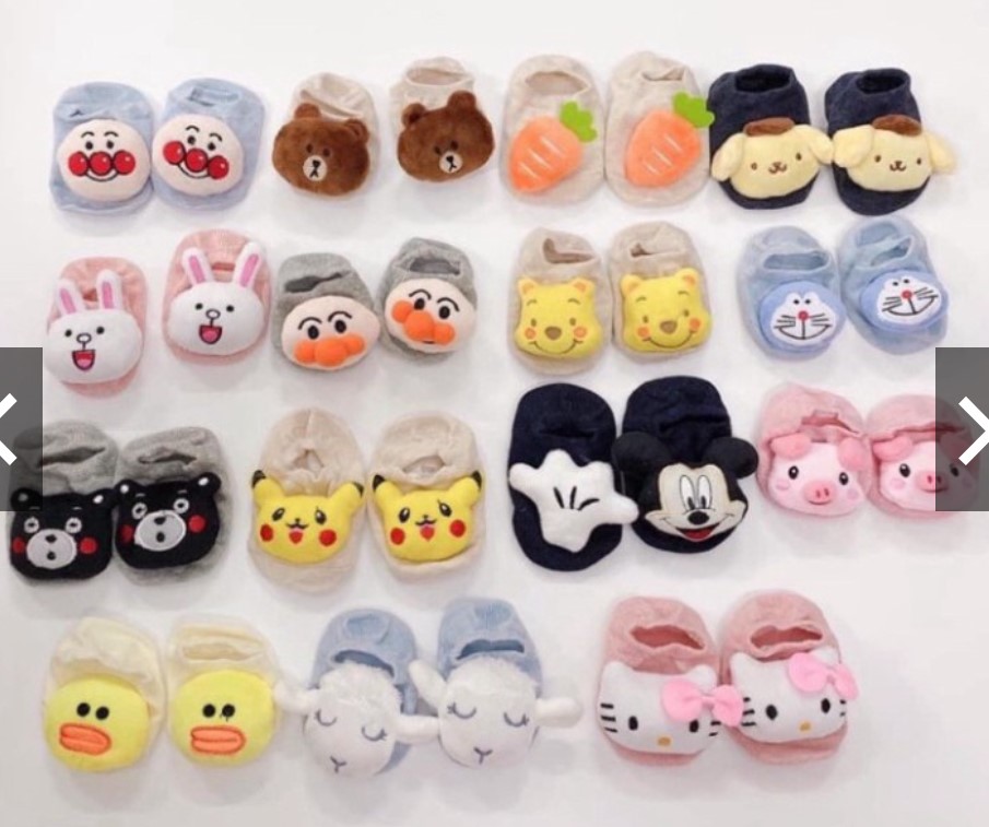 Tất vớ cho bé sơ sinh hình thú 4D dễ thương Baby Socks