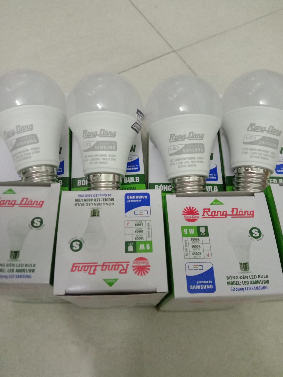 BÓNG LED BULB 9W RẠNG ĐÔNG