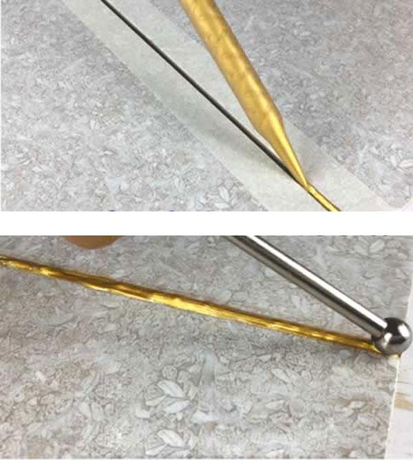 Bi vét keo ron vuốt lại đường ron mịn đẹp