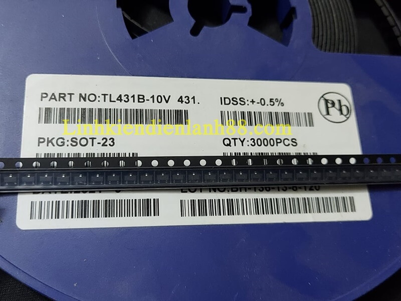 10 Con IC TL431 431 dán sot-23 mới, chính hãng !