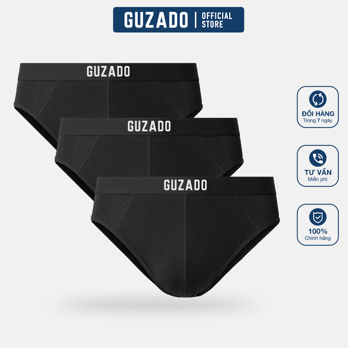 Quần sịp nam guzado made in việt nam, chất thun cao cấp gbf01